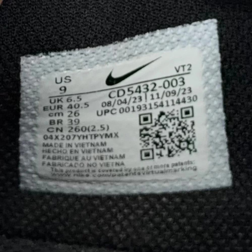 Nike Air Max Excee Black White Running Shoes Sneakers‎ Mens Size 9 CD5432-003